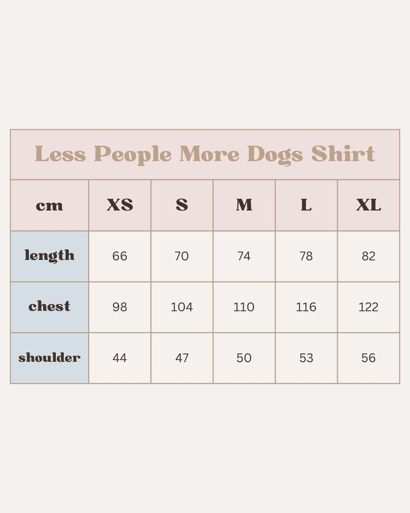 Less People, More Dogs Tee